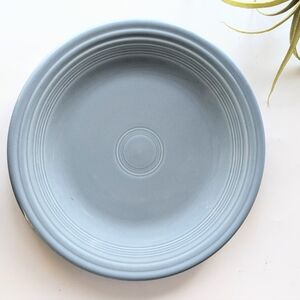 🩵 Vintage Homer Laughlin Pale Blue Ceramic Dinner Plate – Lead-Free, Excellent